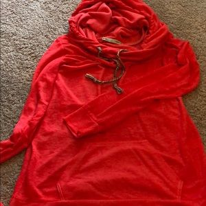 Coral lightweight hoodie